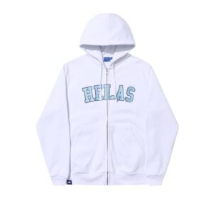 CAMPUS FULL ZIP WHITE