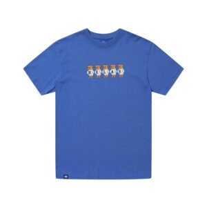 FIVE DOGS TEE COBALT