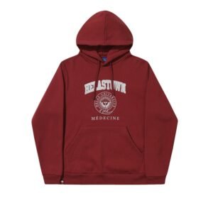 HELASTOWN HOODIE BURGUNDY